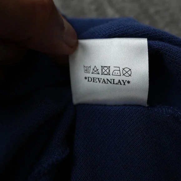 Lacoste Shirt Men Polo Short Sleeve Blue Regular Fit 100% Cotton Size 3 Small - Picture 6 of 10